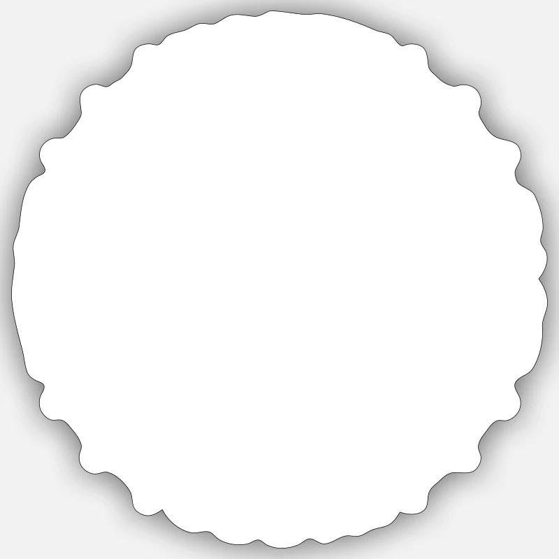 Demin Compass Rose - Wind Rose Sticker size S (10 x 10 cm)