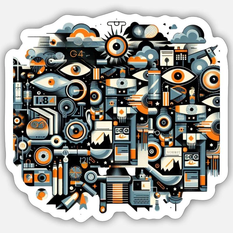 Sticker taille S (10 x 10 cm) - 