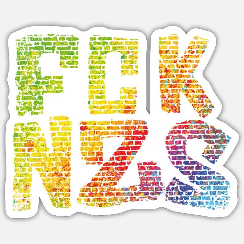FCK NZS Sticker size S (10 x 10 cm)