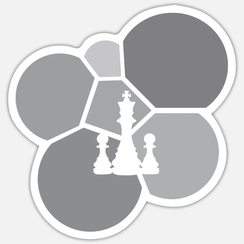 Checkmate Chessboard Bishop Sticker size S (10 x 10 cm)