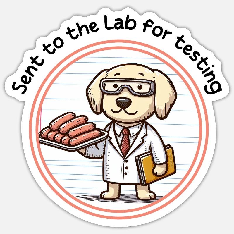 Sent to the lab for testing Sticker size S (10 x 10 cm)