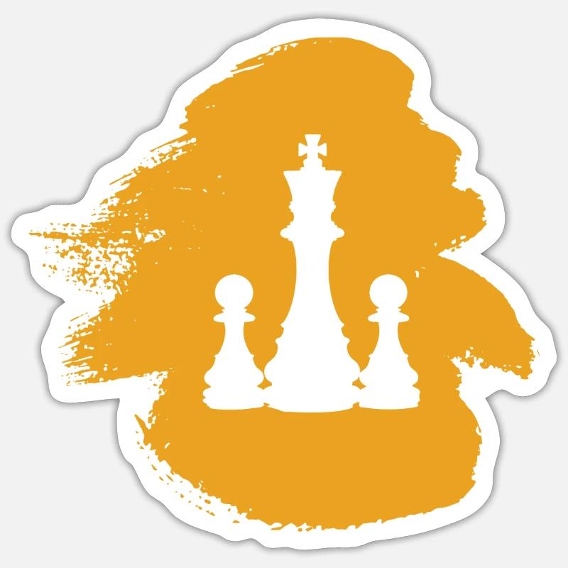 Échiquier d'échecs Sticker taille S (10 x 10 cm)