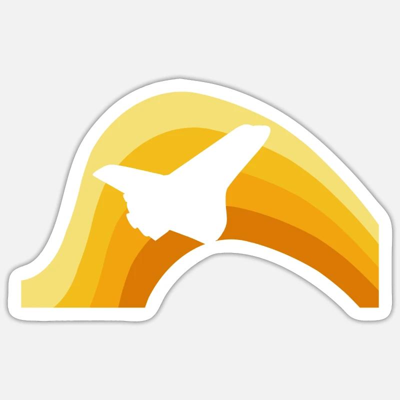 Luftfahrt Aerospace Luftfahrt - Sticker Größe S (10 x 10 cm) - Mattweiß