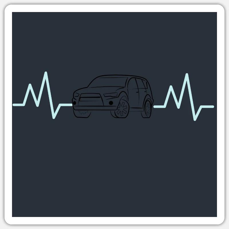 auto1 - Sticker taille S (10 x 10 cm) - blanc mat