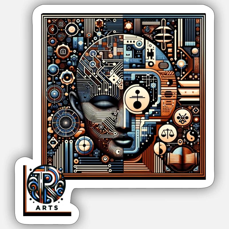 Sticker Größe S (10 x 10 cm) - 