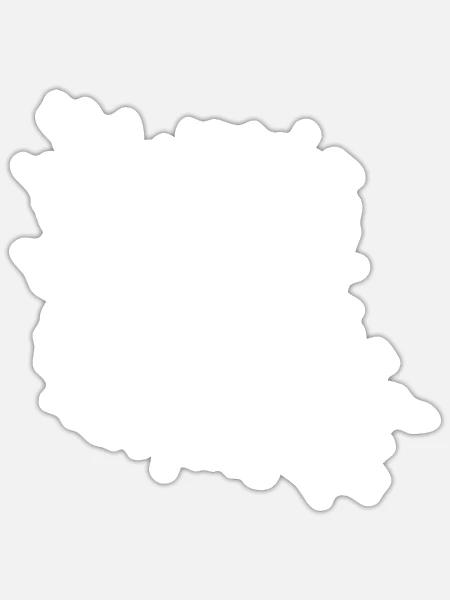 Motorradfahrer Geländefahrt - Sticker Größe S (10 x 10 cm) - Mattweiß