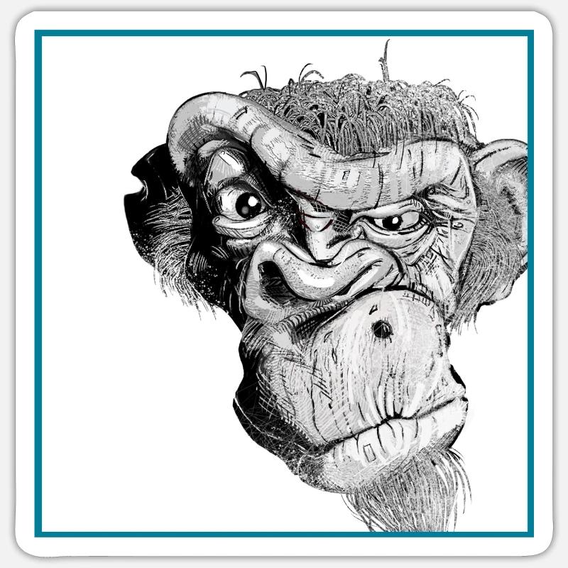 Sticker Größe S (10 x 10 cm) - 