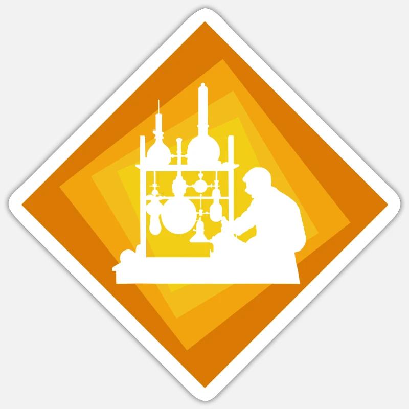 Biochimie Molécule ADN Sticker taille S (10 x 10 cm)