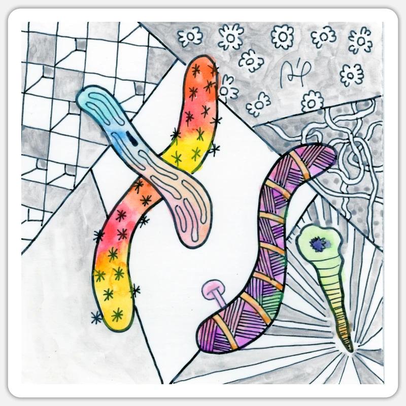 Sticker Größe S (10 x 10 cm) - 