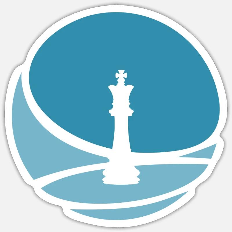 Chess Player Chess Strategy Sticker size S (10 x 10 cm)
