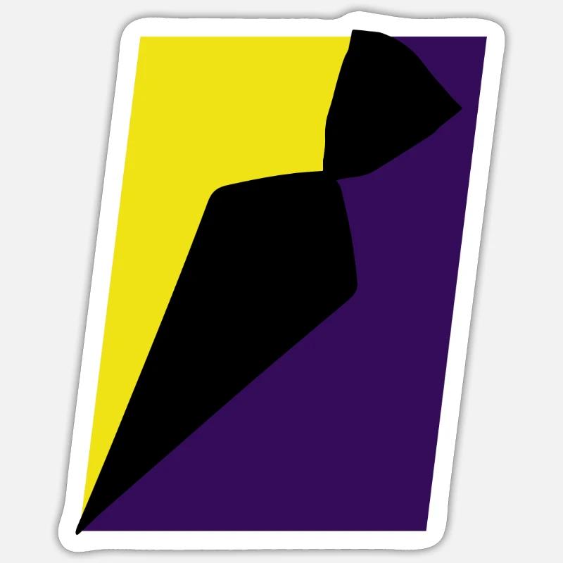 Backen Backwaren Kuchen - Sticker Größe S (10 x 10 cm) - Mattweiß