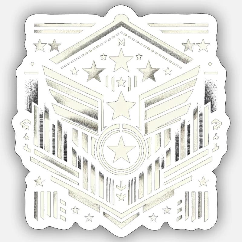 Rang d’honneur Sticker taille S (10 x 10 cm)