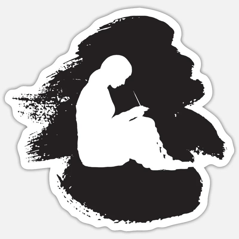 Sewing Needle Thread Sticker size S (10 x 10 cm)