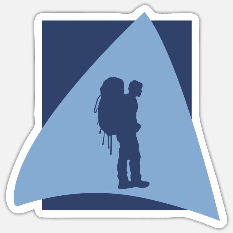 Sac à dos Hike Hike Sticker taille S (10 x 10 cm)