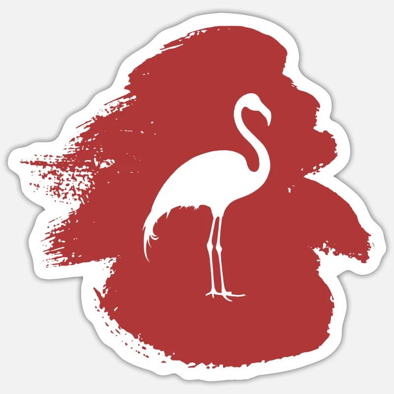 Exotic Waterfowl Waterfowl - Sticker size S (10 x 10 cm) - white matte