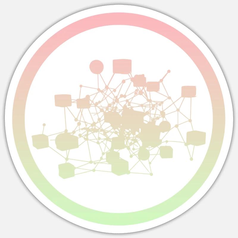 Kryptowährung Cryptocurrency Blockchain Sticker size S (10 x 10 cm)