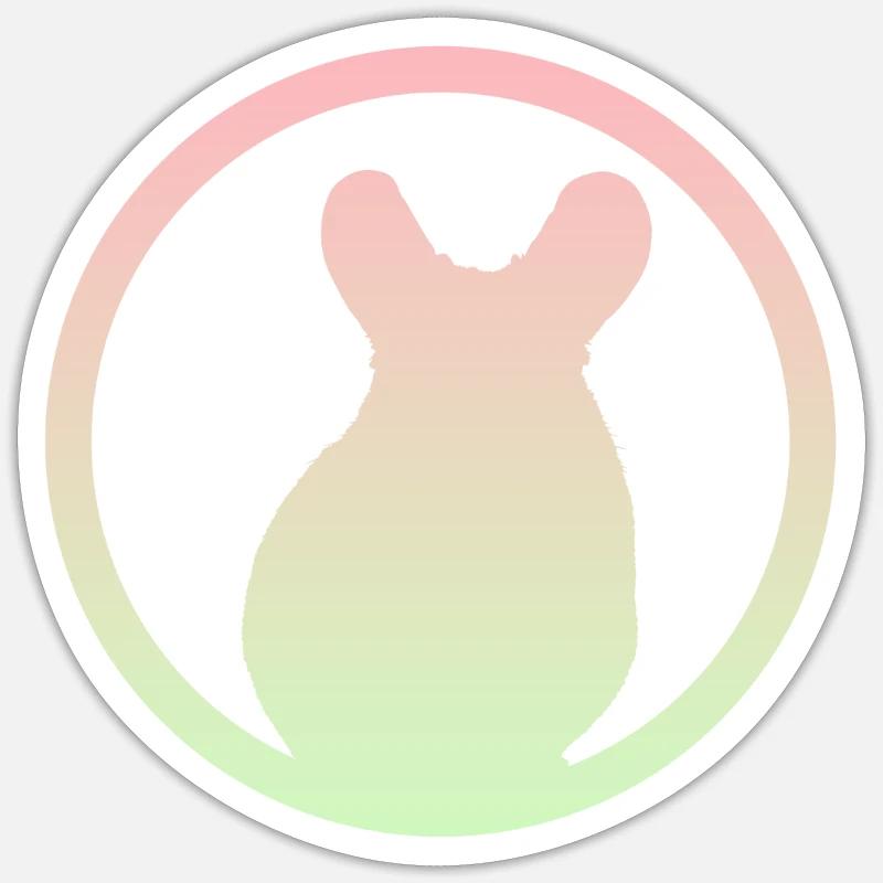 Rodent Chipmunk Chipmunk Sticker size S (10 x 10 cm)