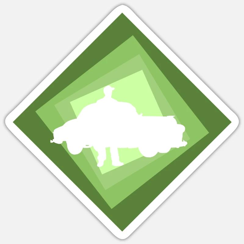 Mechanic Mechanic Workshop - Sticker size S (10 x 10 cm) - white matte