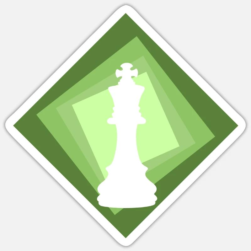 Chess Chess Player Checkmate Sticker size S (10 x 10 cm)