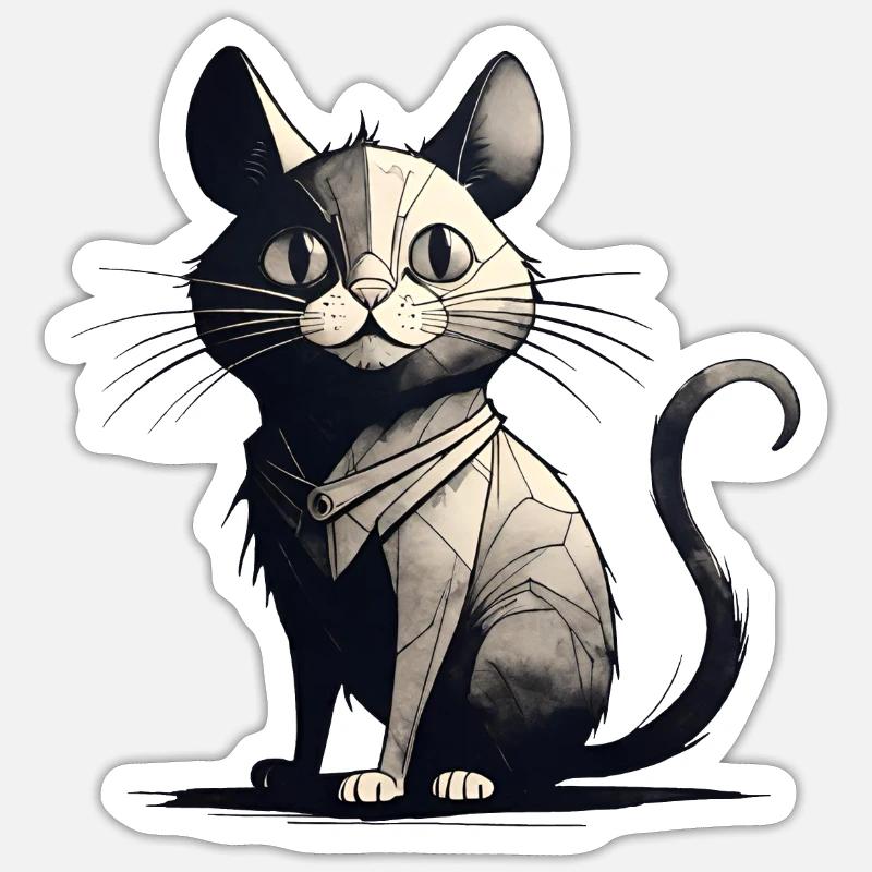 Kitty Sticker size S (10 x 10 cm)