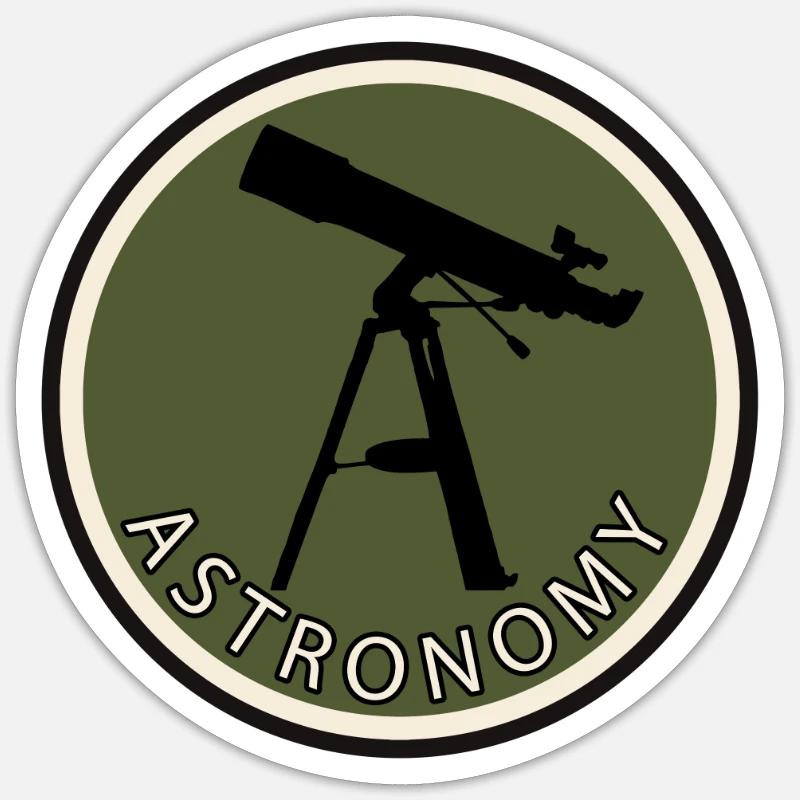 Astrophysics Celestial Bodies Astrophysics Sticker size S (10 x 10 cm)