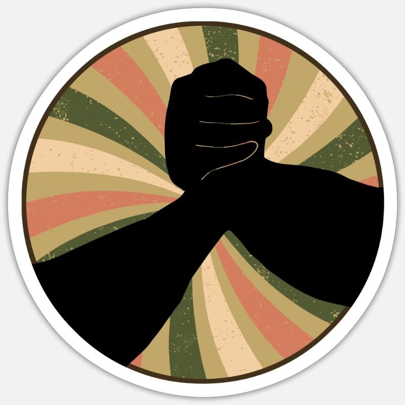 Muscles Strong Sticker size S (10 x 10 cm)