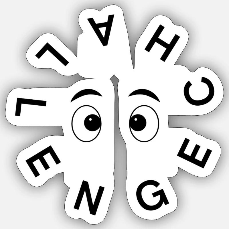 Challenge 2024 Sticker size S (10 x 10 cm)