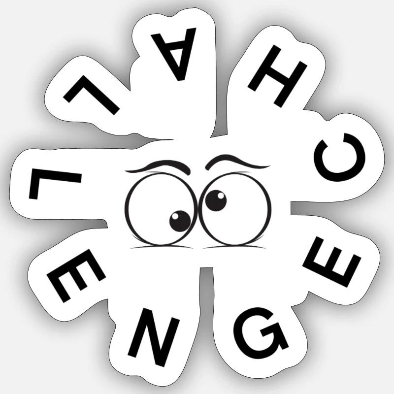 Challenge 2024 Sticker size S (10 x 10 cm)