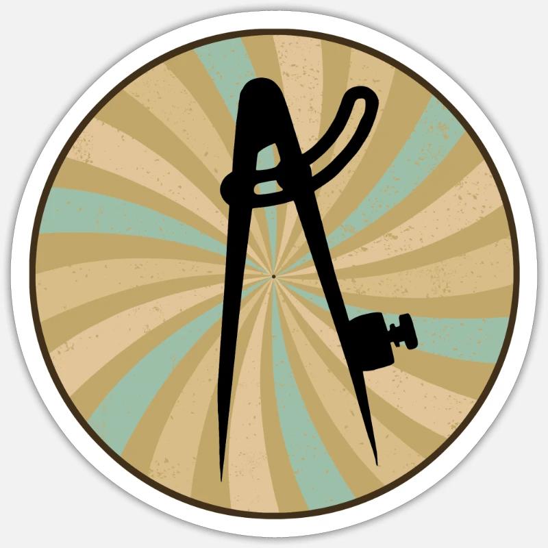 Design Engineer Architect - Sticker size S (10 x 10 cm) - white matte