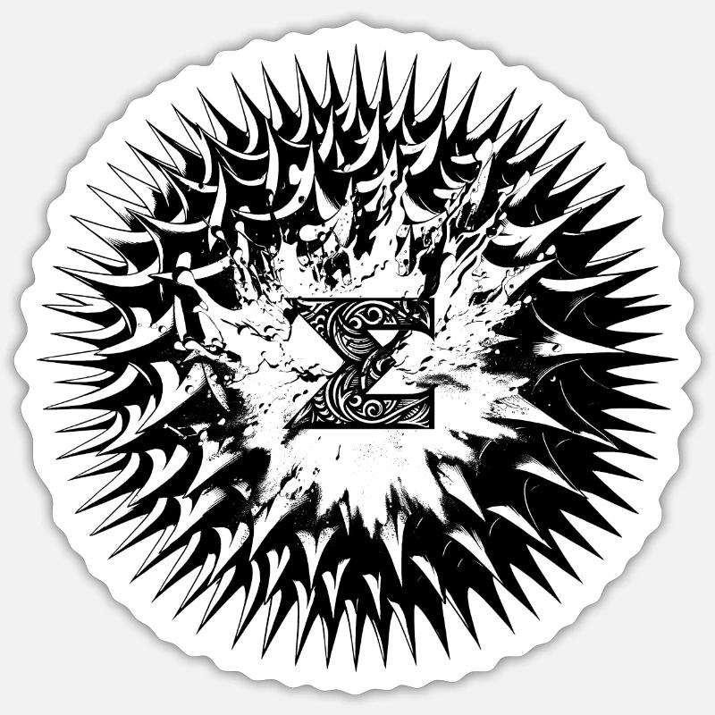 Sigmaball - Sticker size S (10 x 10 cm) - white matte