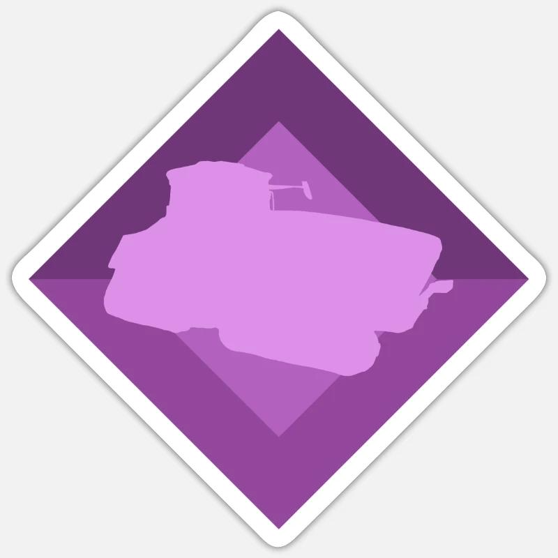 Sticker taille S (10 x 10 cm) - 