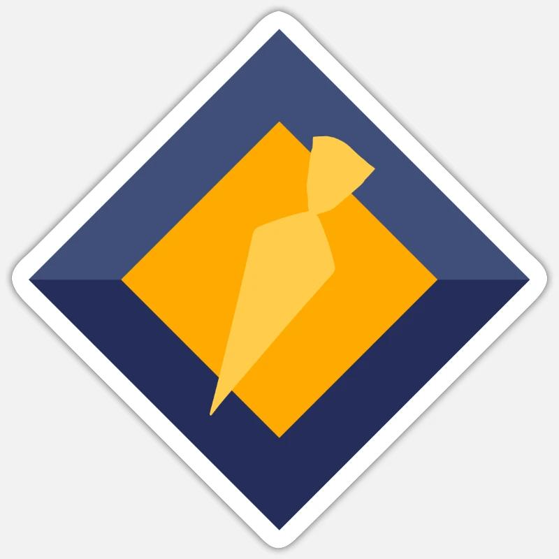 Backen Backwaren Bäcker Sticker Größe S (10 x 10 cm)