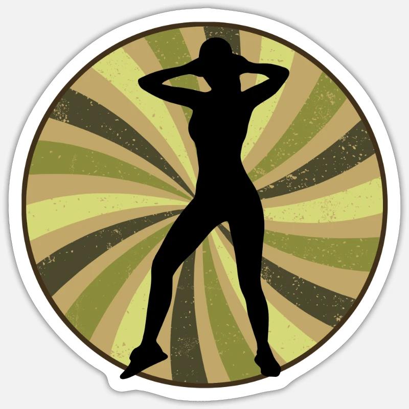 Exercise Exercise Aerobics Sticker size S (10 x 10 cm)