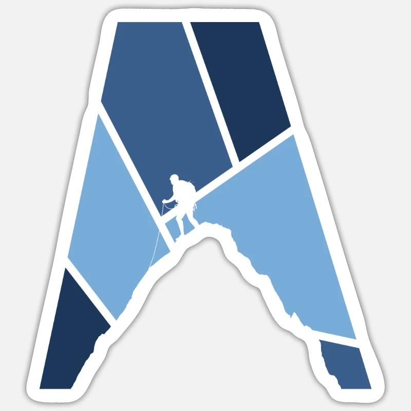 Climbing Climbing Wall Summit Sticker size S (10 x 10 cm)