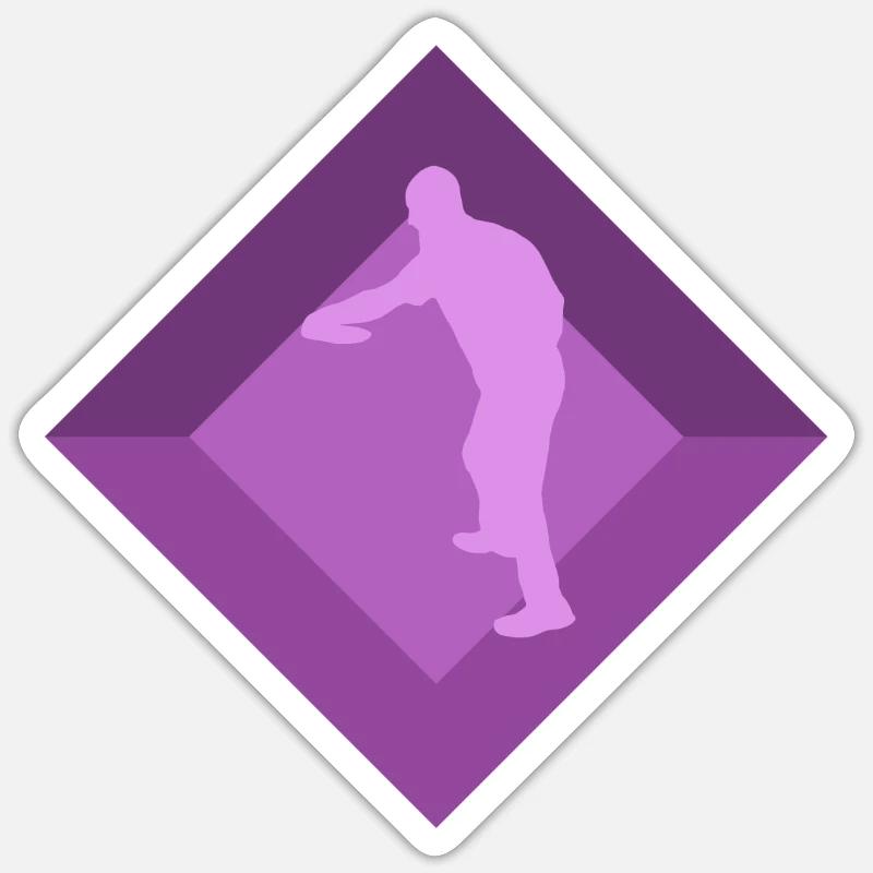 Disc Disc Golf Disc Golf Player Sticker size S (10 x 10 cm)