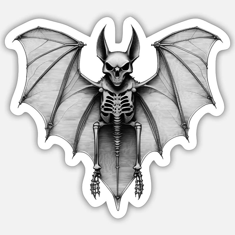 Bat Sticker size S (10 x 10 cm)