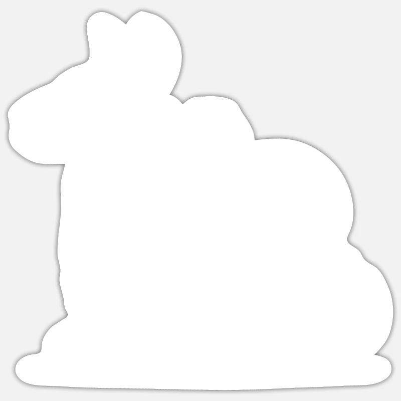 Sleeping koala on a sleeping llama Sticker size S (10 x 10 cm)