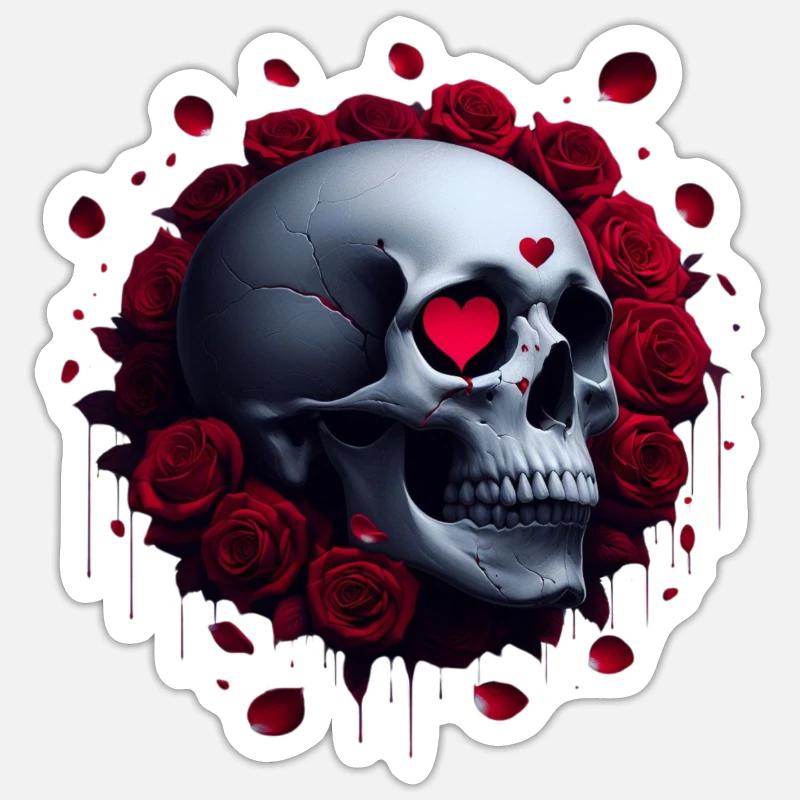 Joyeuse Saint-Valentin Sticker taille S (10 x 10 cm)