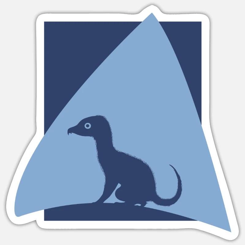 Fable Cryptozoologie Créature Mythique - Sticker taille S (10 x 10 cm) - blanc mat