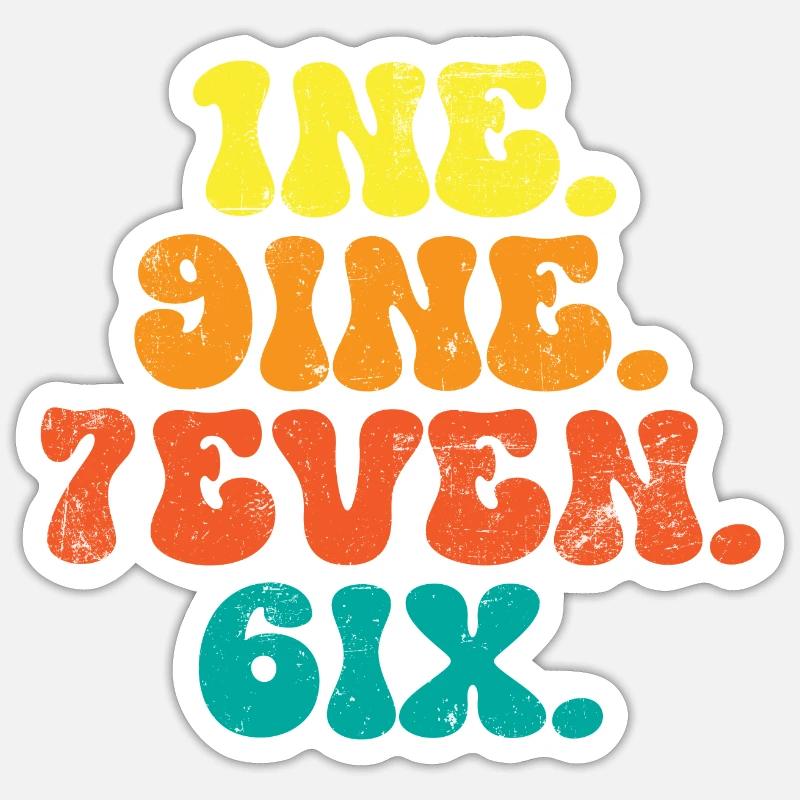 Millésime 1976 - Sticker taille S (10 x 10 cm) - blanc mat