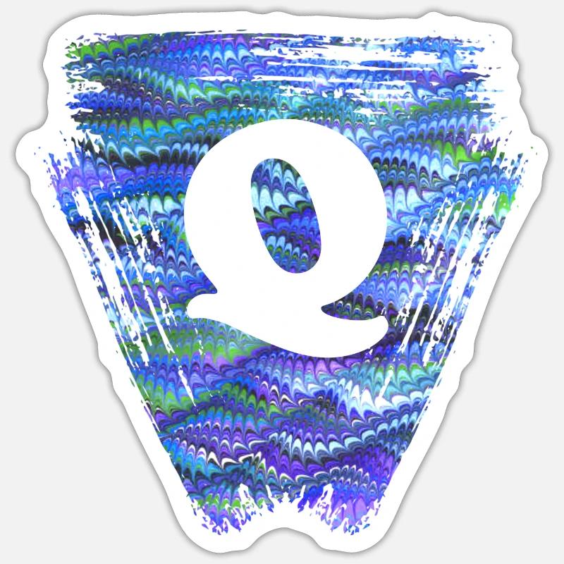 Triangle E 103 Q - Sticker size S (10 x 10 cm) - white matte