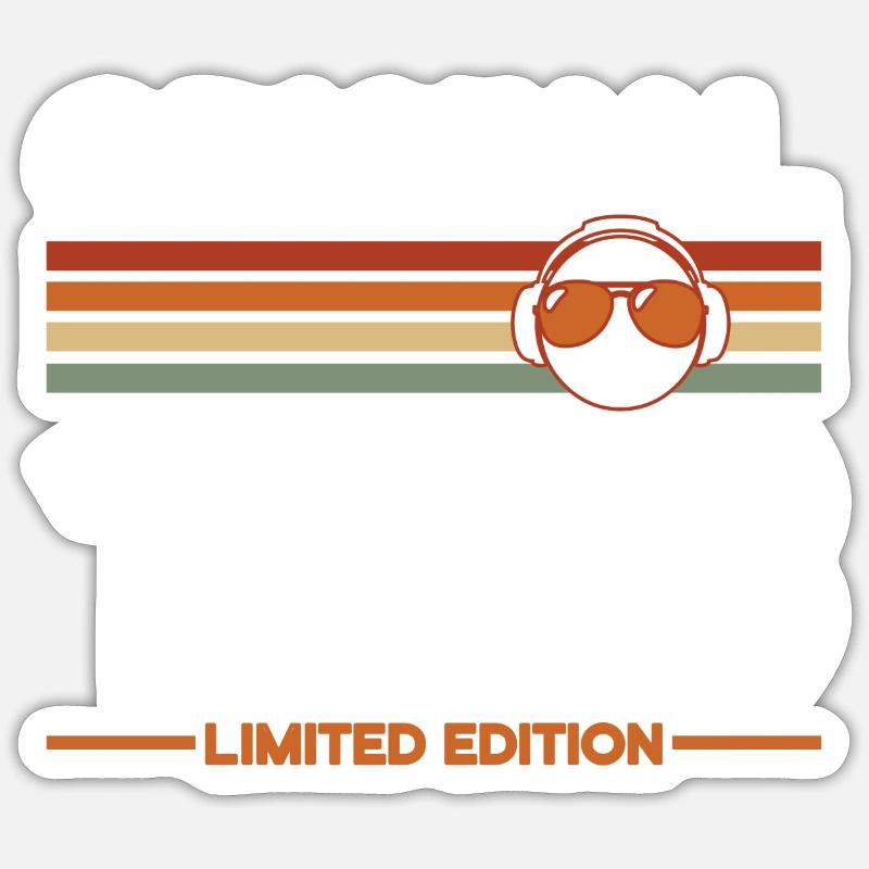1998 - Sticker Größe S (10 x 10 cm) - Mattweiß