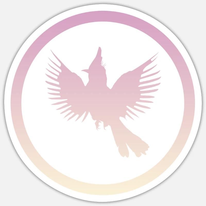 Calopsitte oiseau Calopsitte - Sticker taille S (10 x 10 cm) - blanc mat