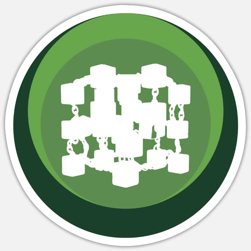 Cryptocurrency Cryptocurrency Crypto Sticker size S (10 x 10 cm)