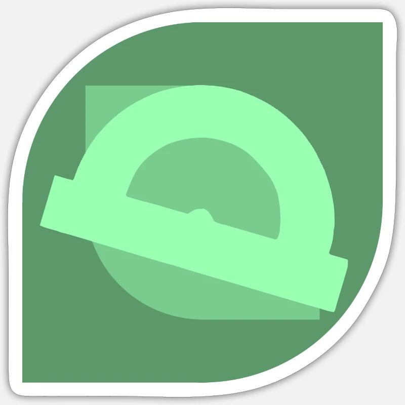 Architect, Engineer, House Construction - Sticker size S (10 x 10 cm) - white matte