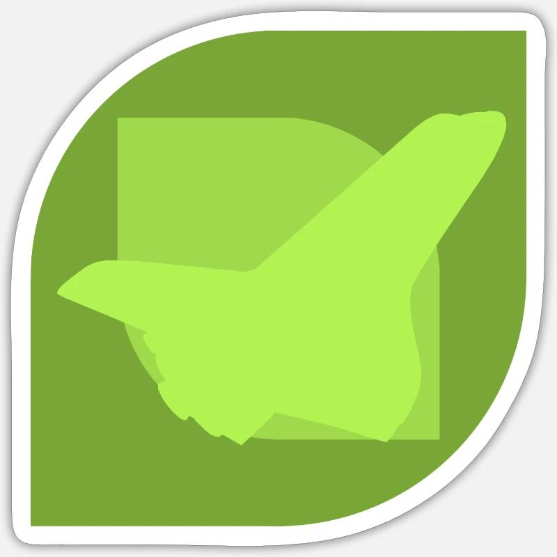 Aerospace Engineering Luftfahrt Aerospace - Sticker size S (10 x 10 cm) - white matte
