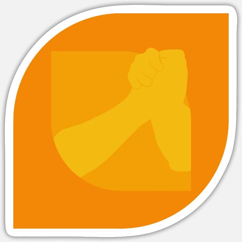 Bras de fer Développé couché Développé couché Sticker taille S (10 x 10 cm)