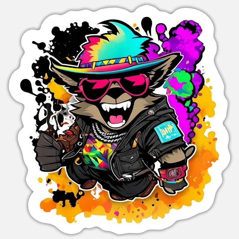 Sticker taille S (10 x 10 cm) - 