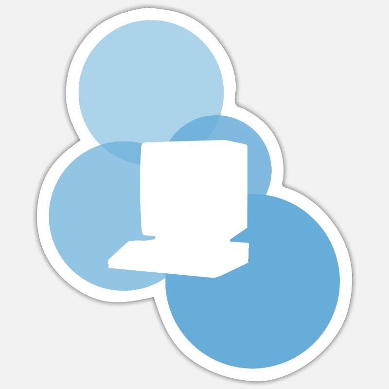 Computer Work Computer Science Computer Science Sticker size S (10 x 10 cm)