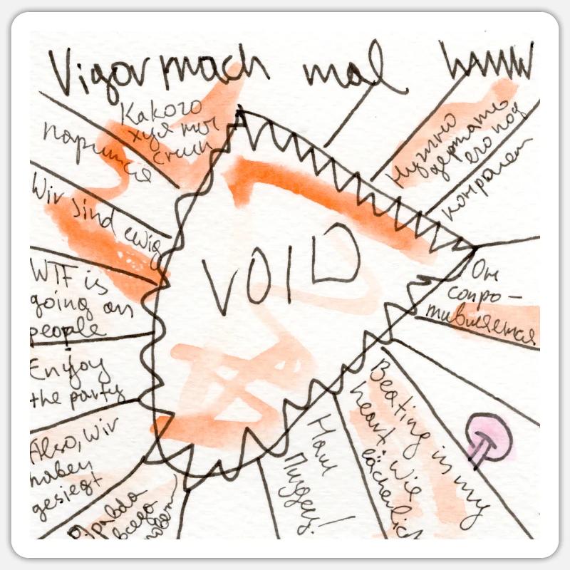 Sticker size S (10 x 10 cm) - 